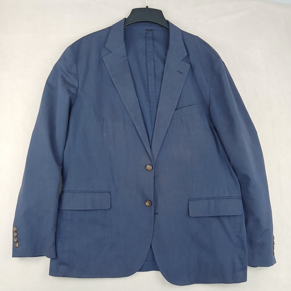 J Crew Ludlow Somelos 44R Mens‎ Blazer Unstructured FLAWS 22x30 Navy Blue